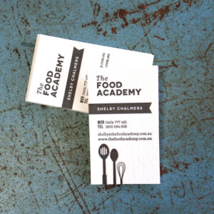 The food academy {letterpress}