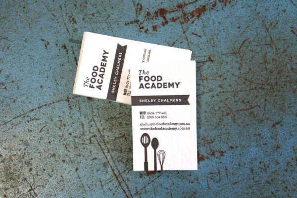 The food academy {letterpress}