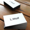 L.wolf {letterpress}