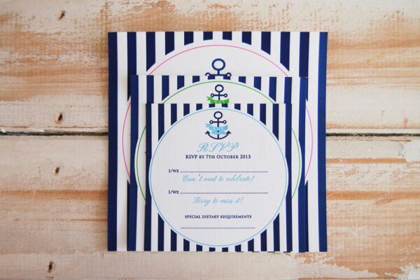 Nautical noosa wedding {letterpress}